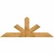 Ekena Millwork Saratoga Rough Sawn Timber Gable Bracket, Western Red Cedar, 72"W x 27"H x 4"D x 6"F, 9/12 Pitch GBW072X27X0406SAR00RWR - alternate 1